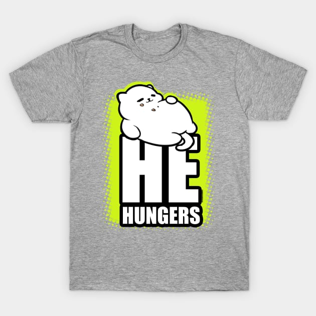 HE HUNGERS T-Shirt by Jenovasilver